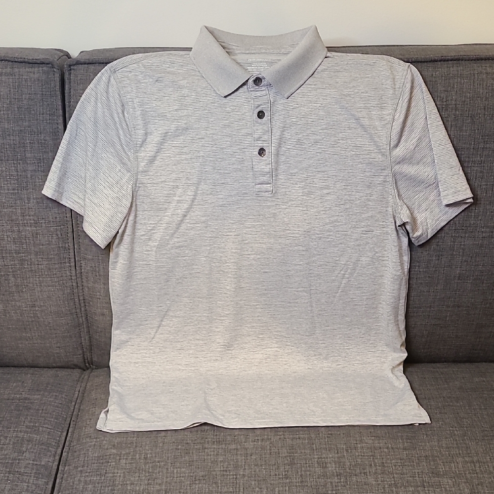 Men's Apt. 9 Light Gray Polo Shirt